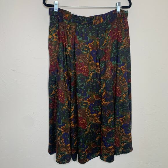 J.C. Collections Dresses & Skirts - J.H. Collectibles Paisley Fall Colors Skirt Sz ? Medium